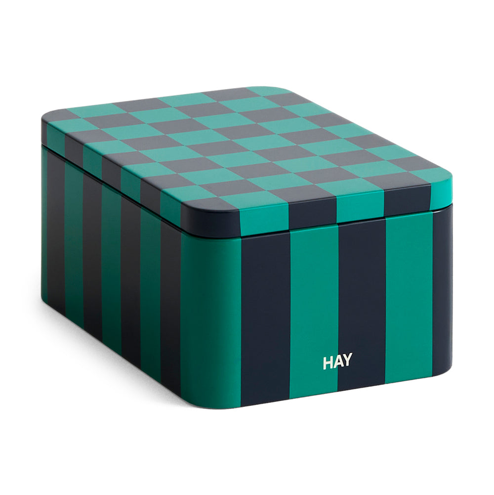HAY Tin Container – Dark Blue/ Green