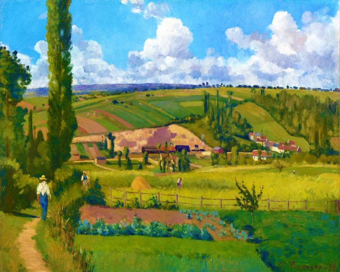 Landscape at Les Patis – Camille Pissarro