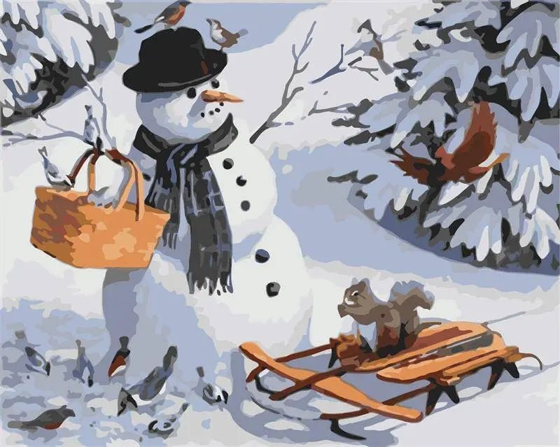 Lets Go Outside Snowman