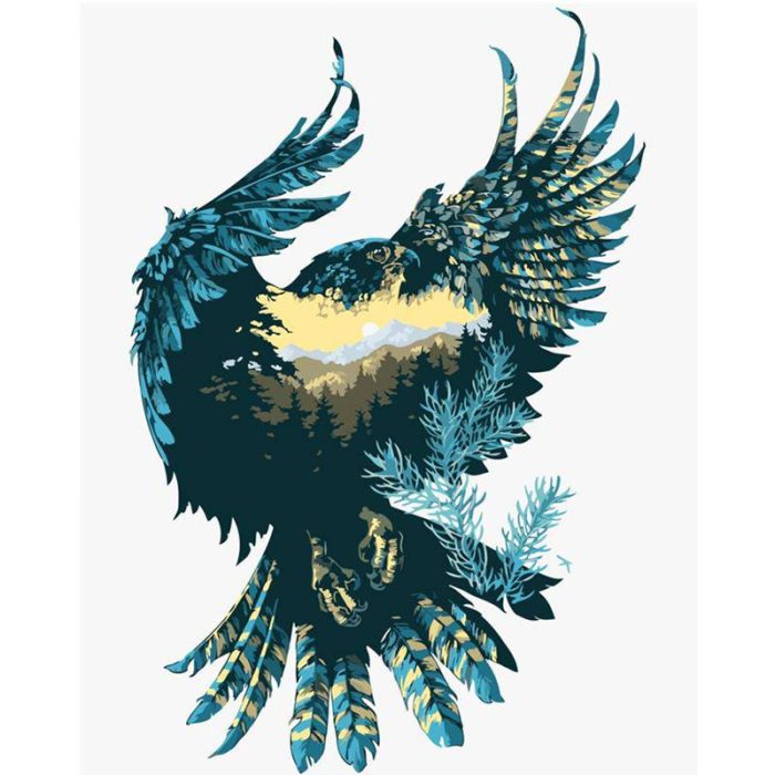 Nature Represented In An Eagle