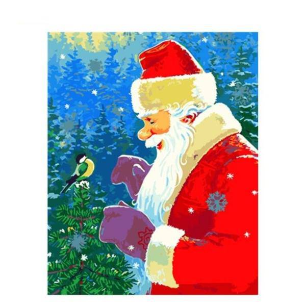Santa Claus With A Bird