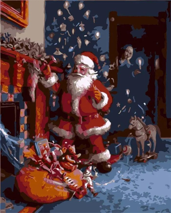 Santa in a Home