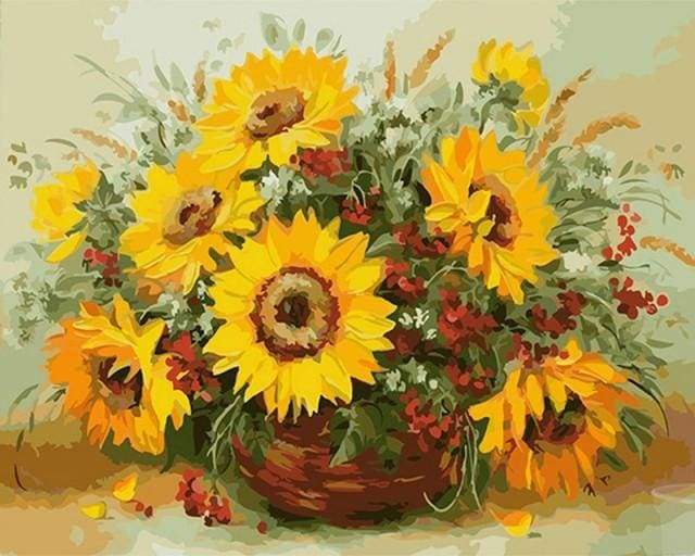 Sunflowers and Flowers